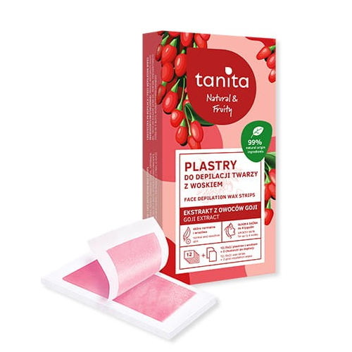 Tanita Plastry do depilacji - z owocami Goji twarz