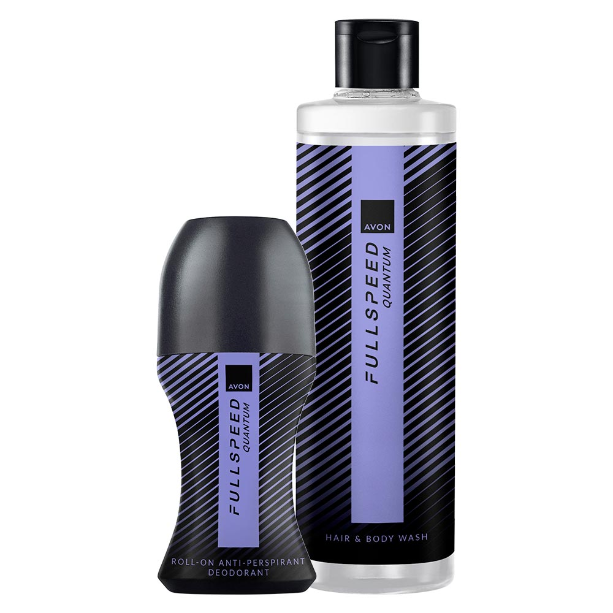 Avon Full Speed Quantum Zestaw [Roll-on + Żel]