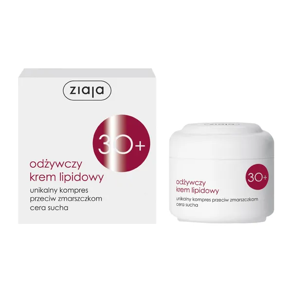 Ziaja 30+ odżywczy krem lipidowy na noc - 50ml