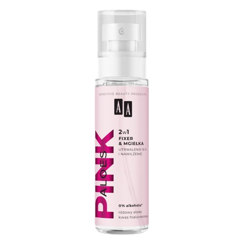 AA Pink Aloes Make-up spray 2w1 utrwalający 100ml