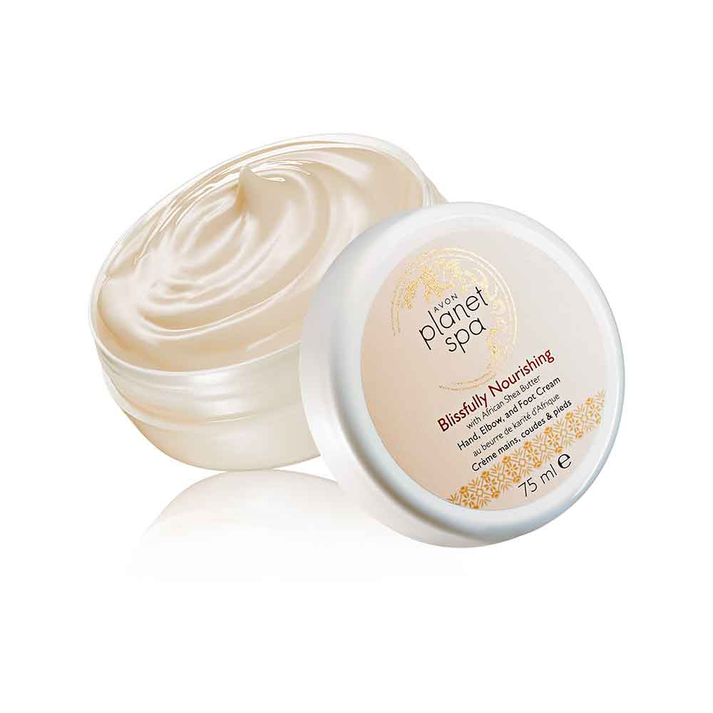 Avon Spa Blissfully krem do rąk stóp łokci z shea