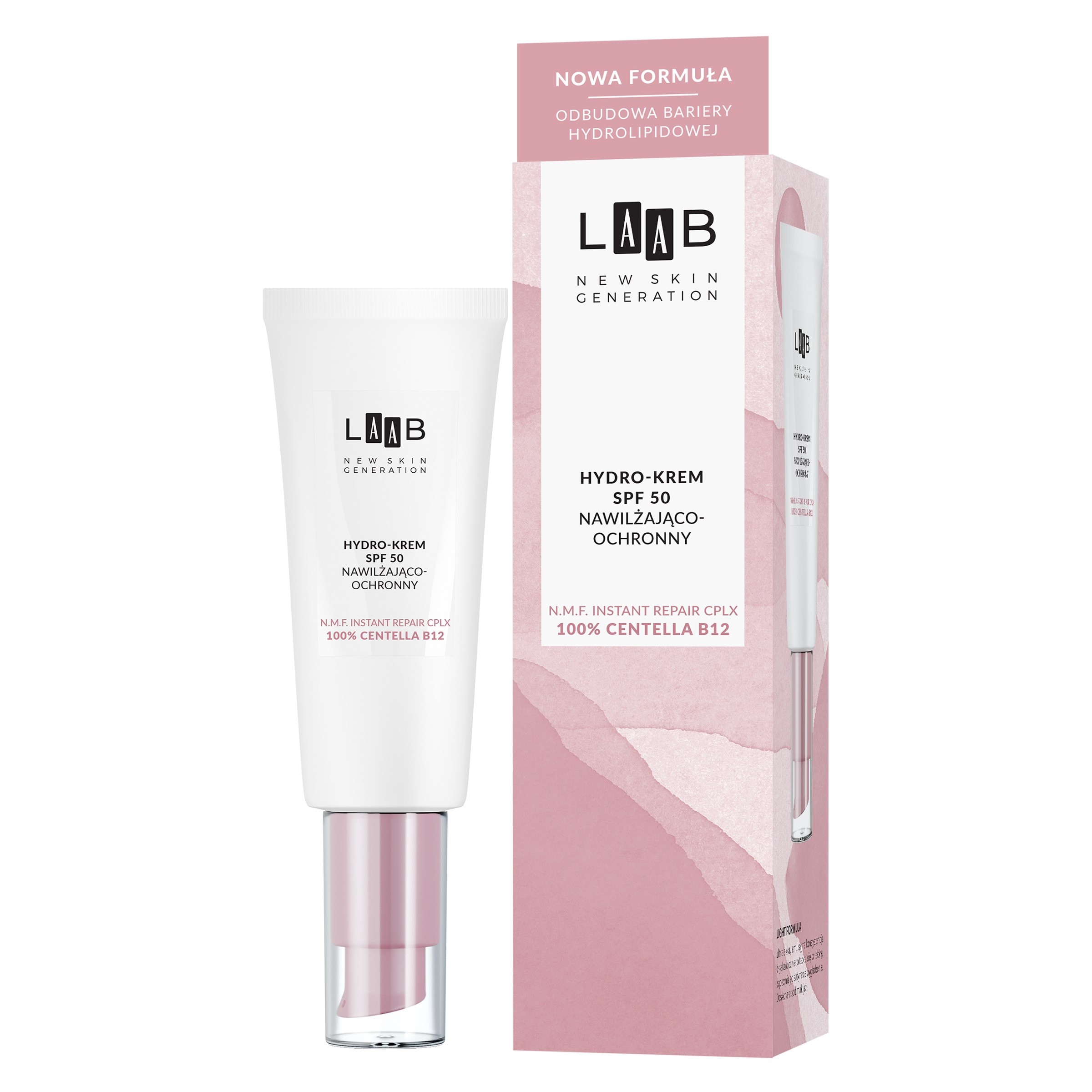 AA LAAB 100% CENTELLA B12 Hydro Krem SPF 50 - 40ml