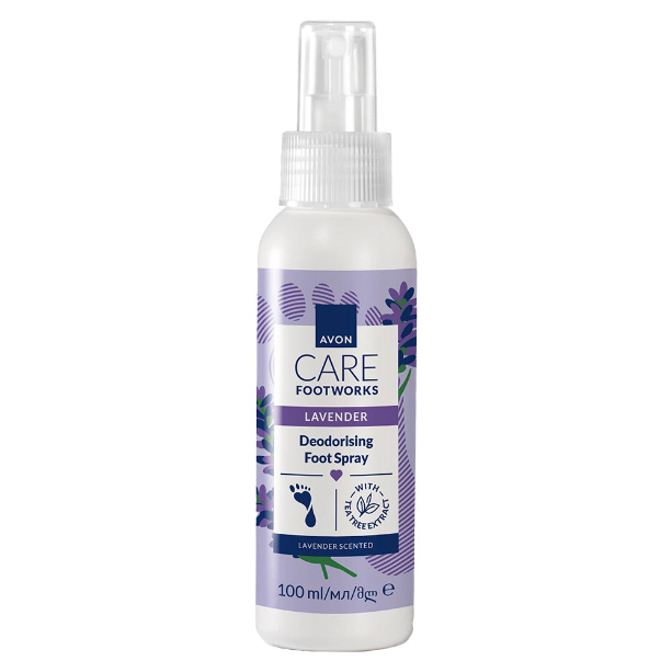 Avon FootWorks Lawendowy spray do stóp obuwia 100m