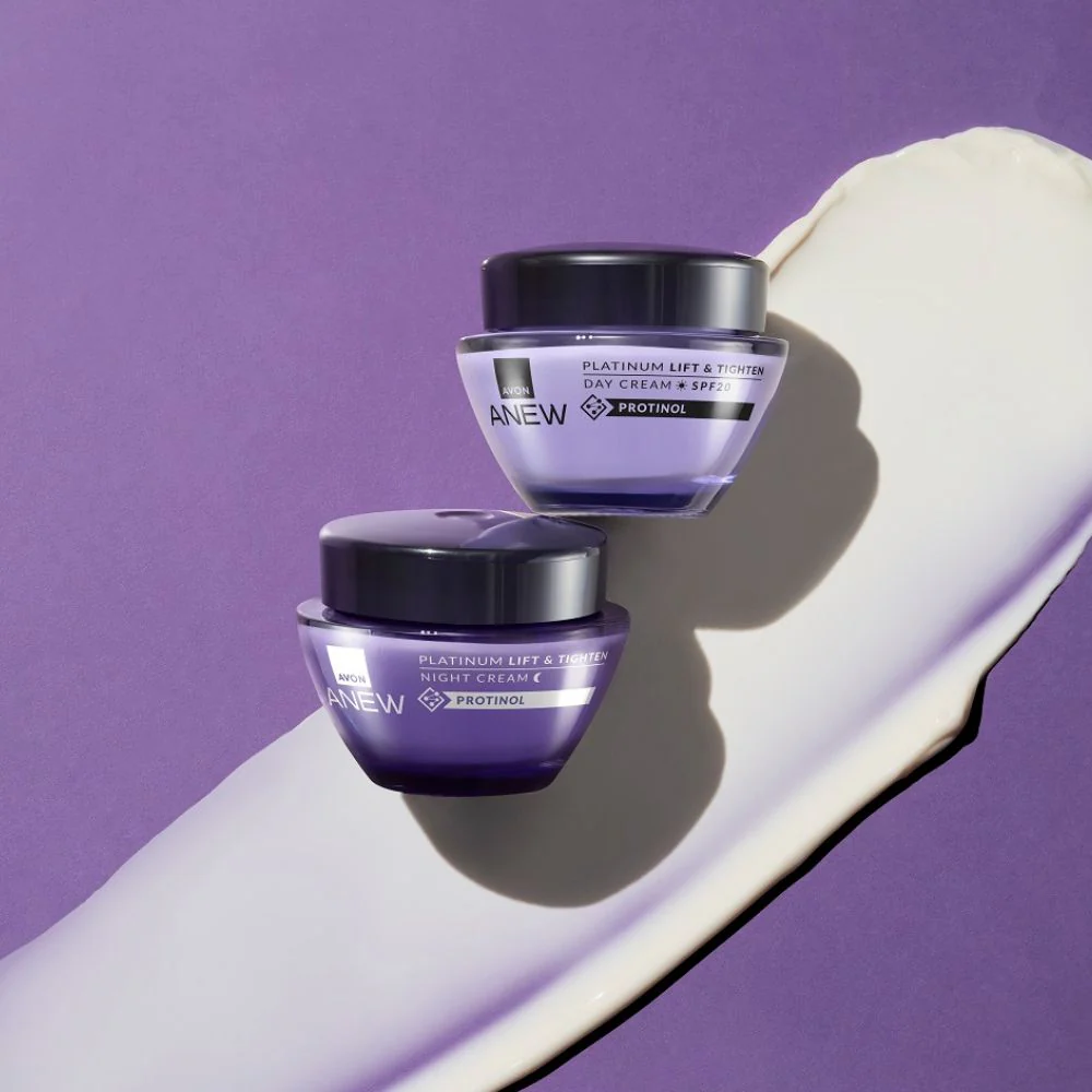 Avon Anew Platinum Zestaw kosmetyków Protinol 55+