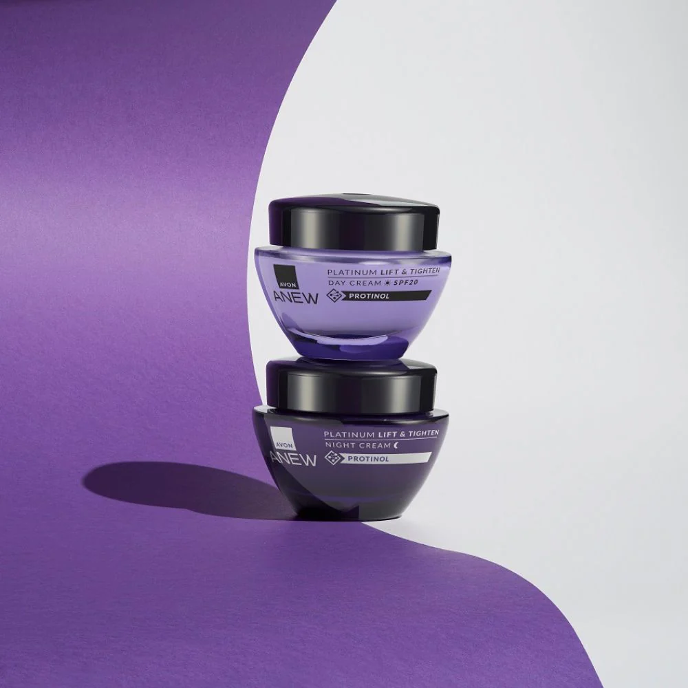 Avon Anew Platinum Zestaw kosmetyków Protinol 55+