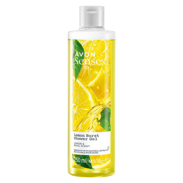 Avon Senses Lemon Burst Żel pod prysznic - 250ml