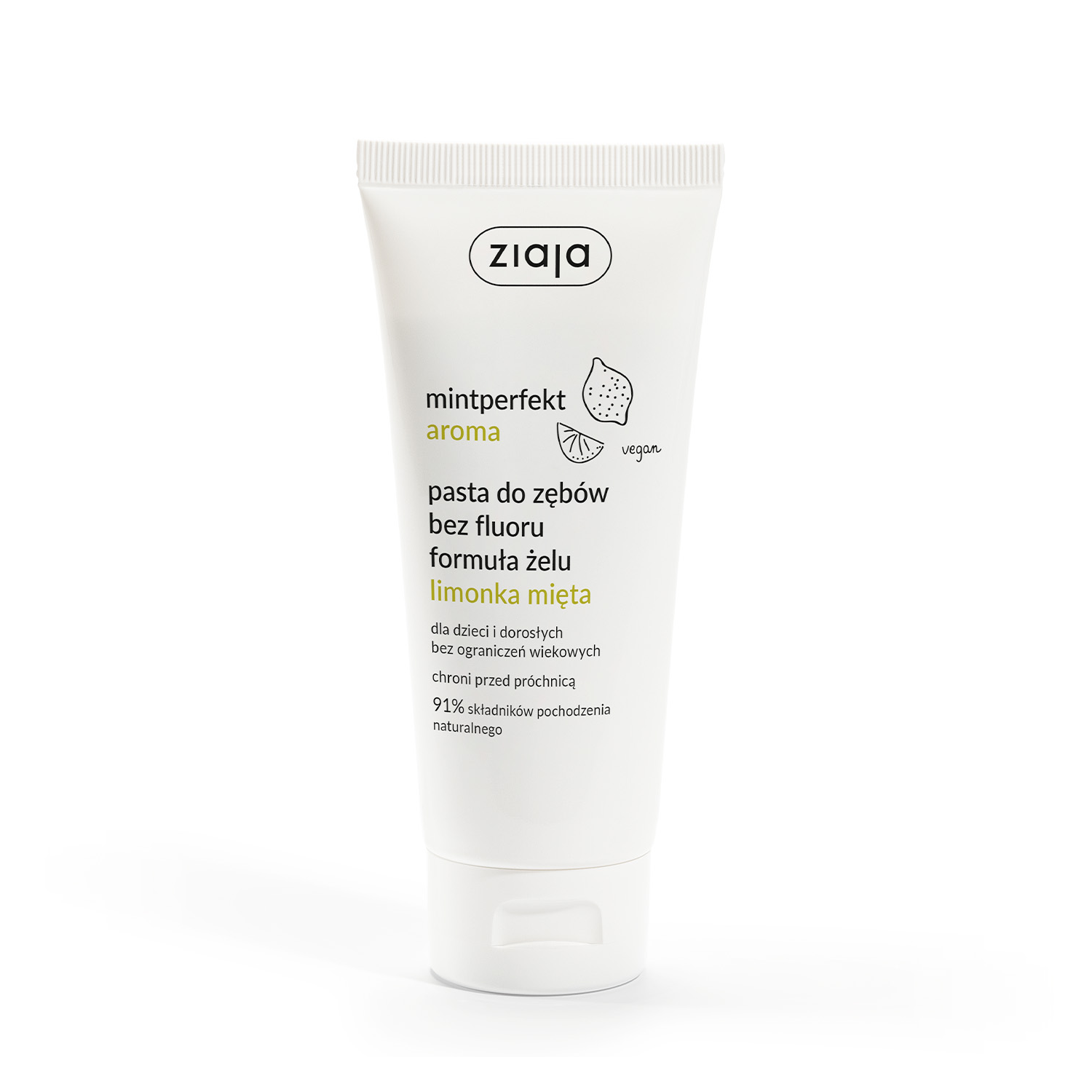 Ziaja Mintperfekt Aroma pasta do zębów bez fluoru