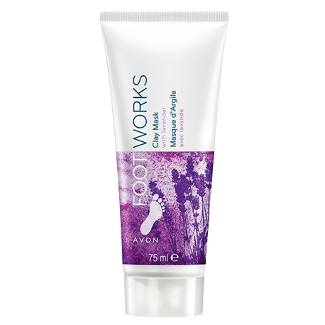 Avon FootWork Wygładzająca maska lawendowa do stóp