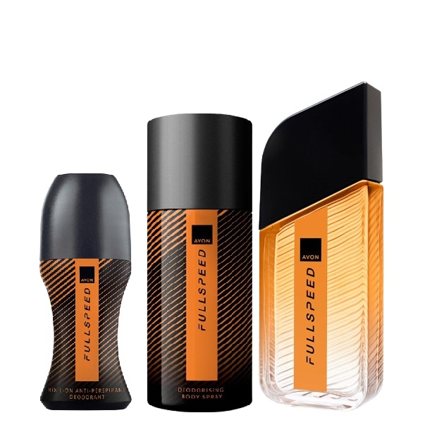 Avon Full Speed Zestaw [Perfumy + SPRAY+ ROLL-ON]