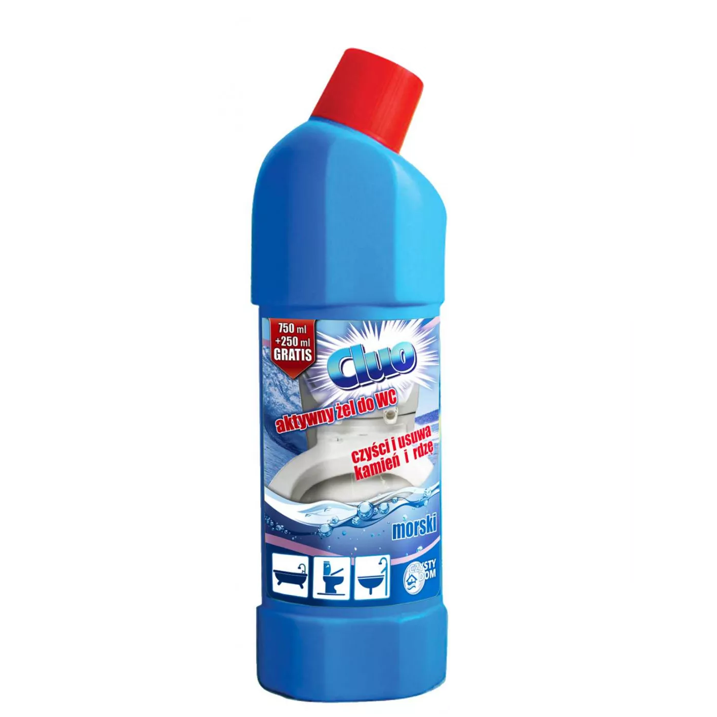 Cluo Aktywny Żel do WC - morski - 750ml