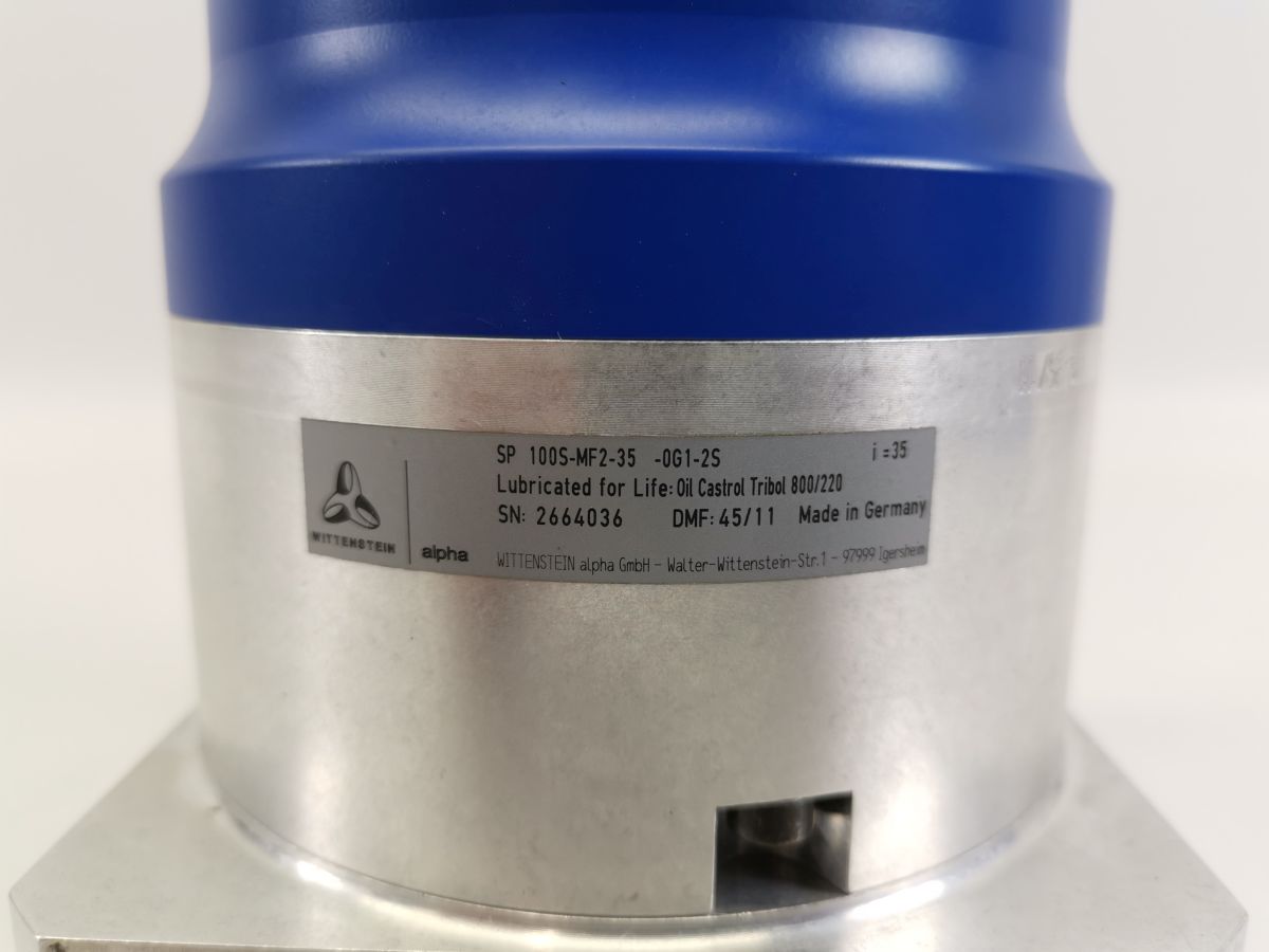 Cambio Alfa Wittenstein SP 100S-MF1-10-0G1-2S – Rapporto 10:1 – Usato