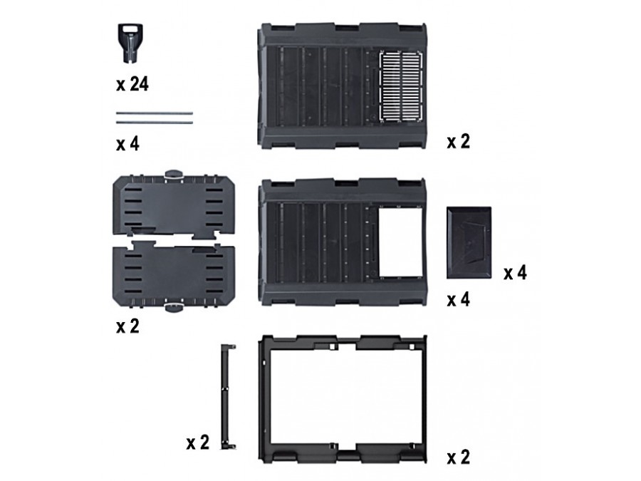 Kompostownik MODULE COMPOGREEN - CZARNY