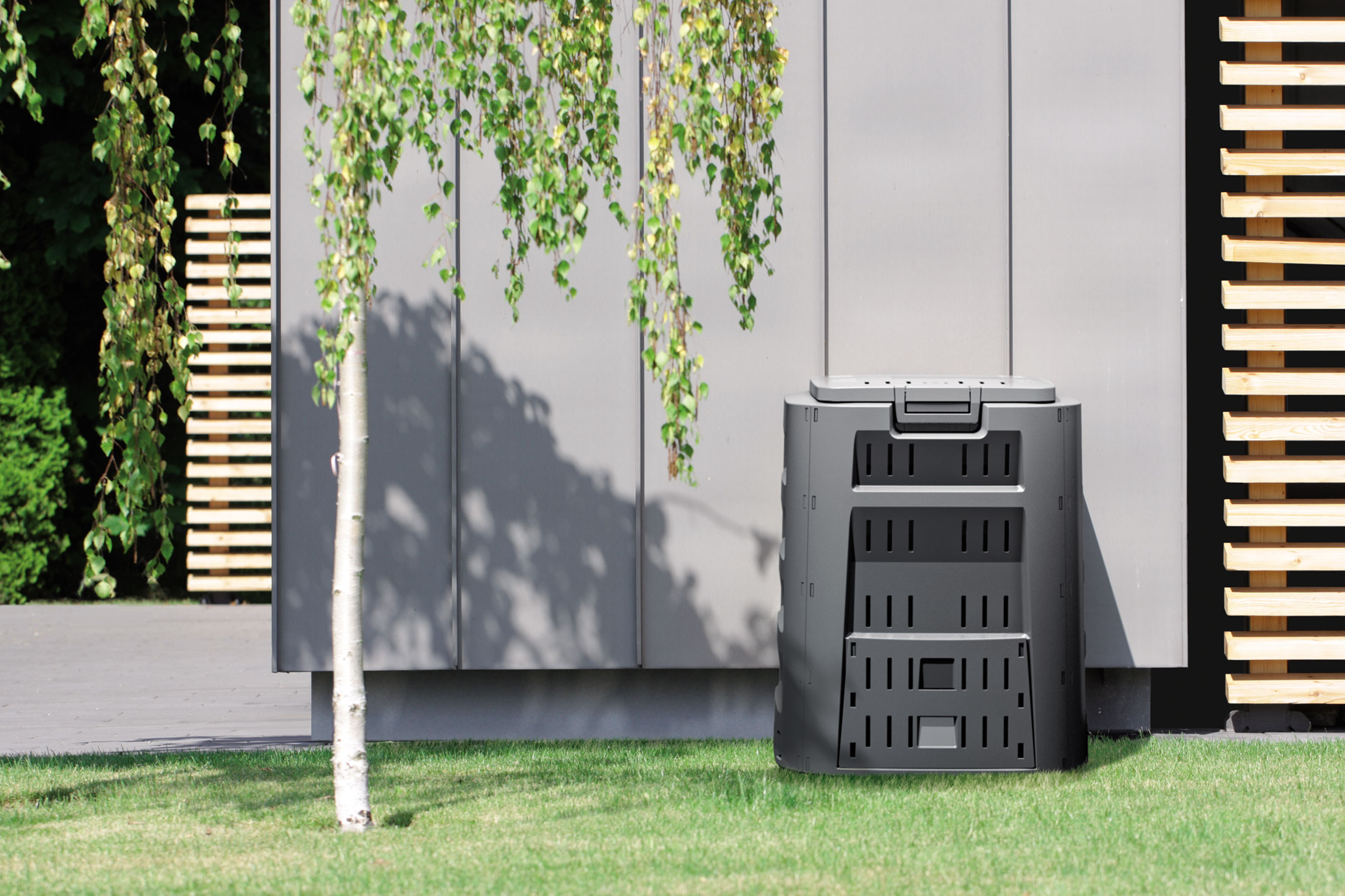 Kompostownik - COMPOGREEN 320 litrów czarny