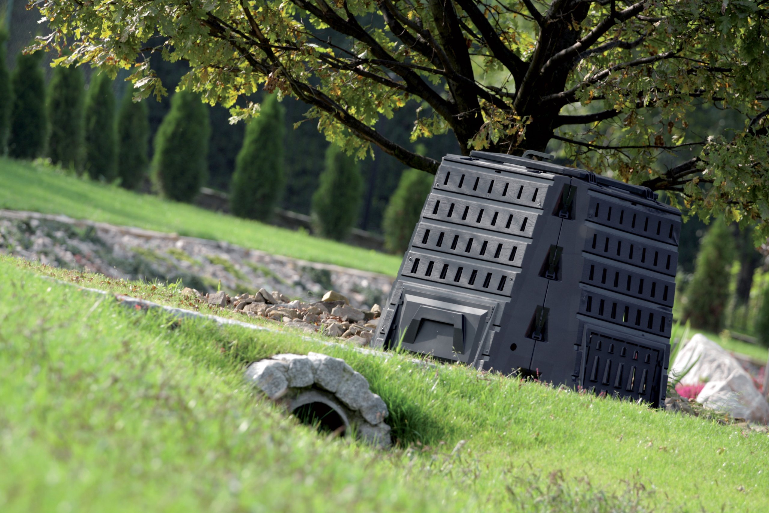 KOMPOSTOWNIK 500 L CZARNY BIOCOMPO