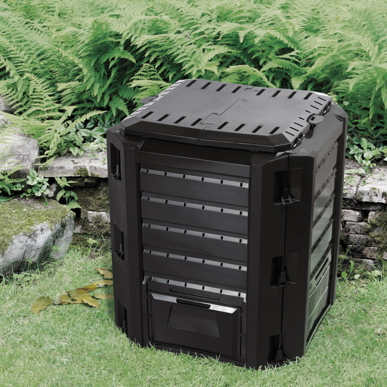 Kompostownik COMPOGREEN - CZARNY 380 litrów