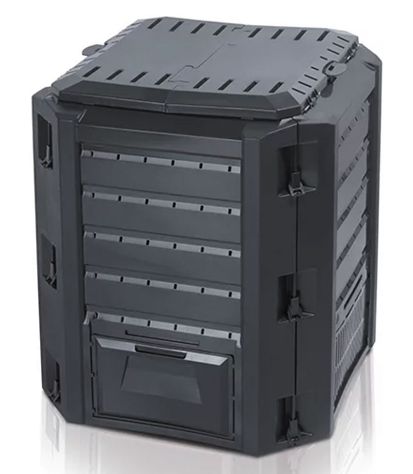 Kompostownik COMPOGREEN - czarny 380 litrów