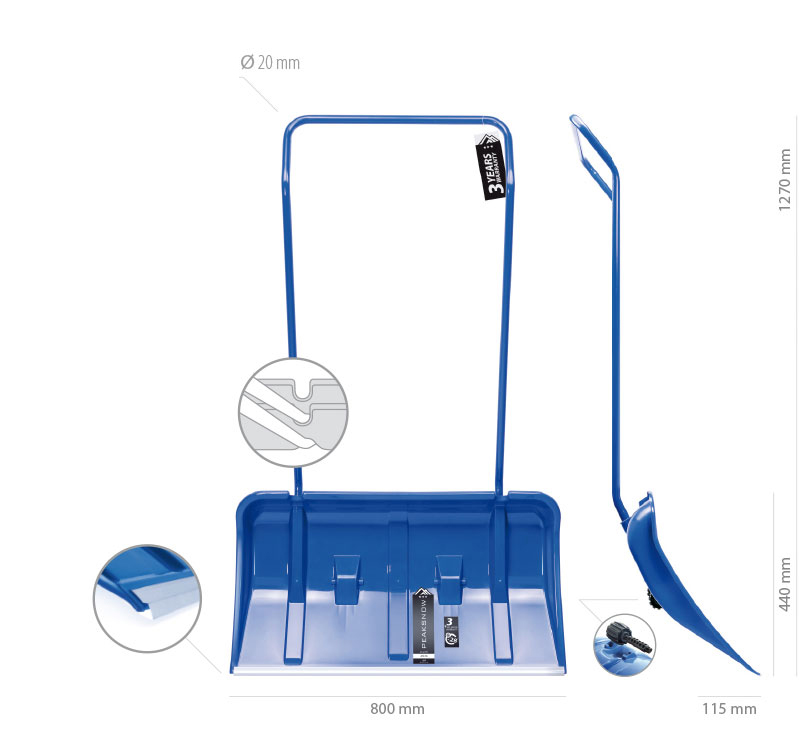 ARCTIC łopata pług do śniegu PROSPERPLAST ILB