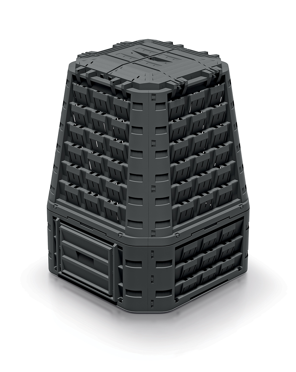 Kompostownik Evogreen Vario 750 litrów czarny IKEL750C-S411