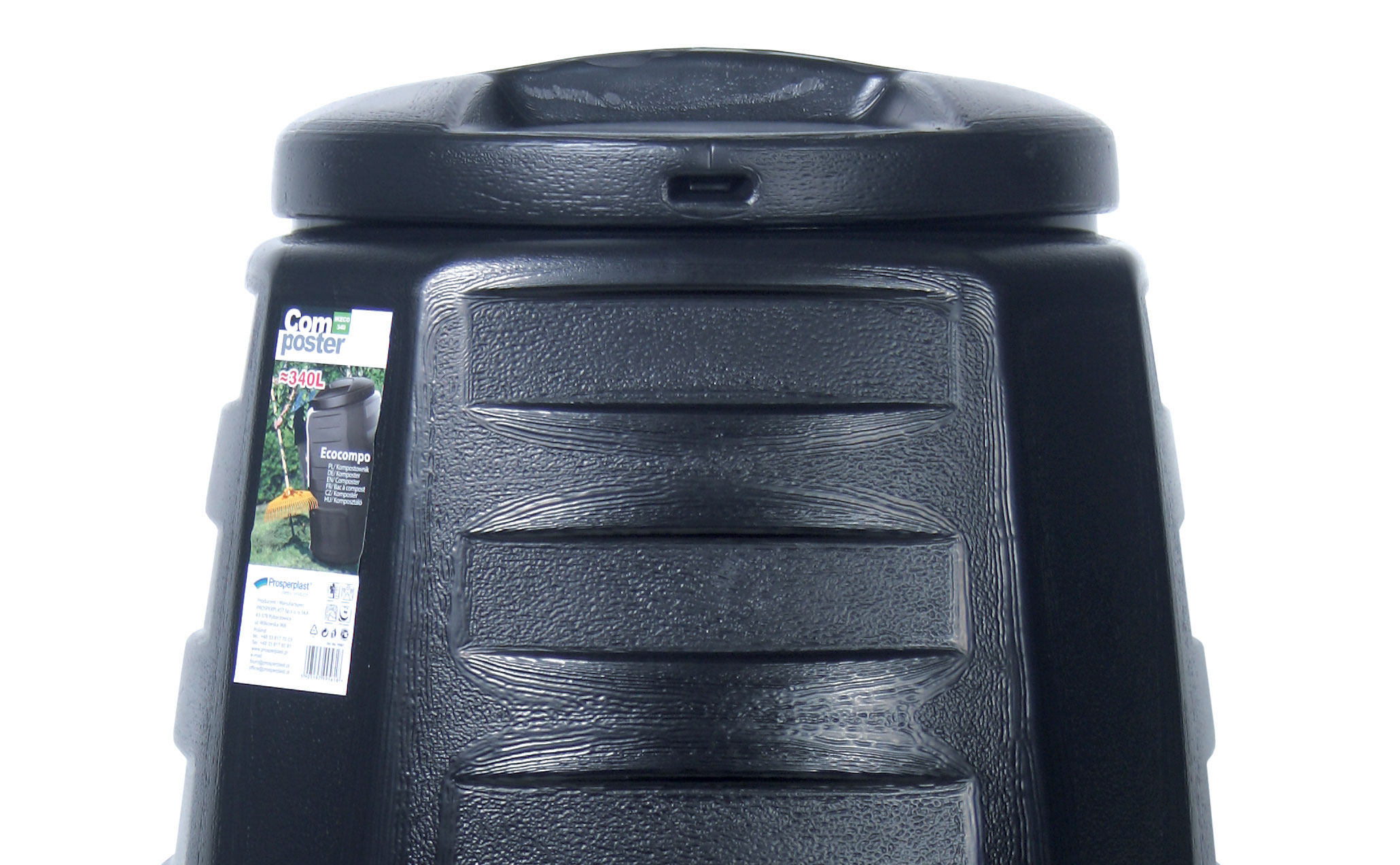 Kompostownik ECOCOMPO - CZARNY 340 litrów