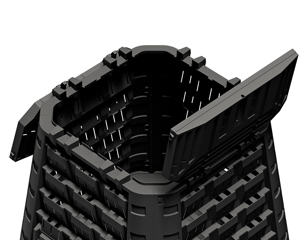 Kompostownik Evogreen Vario 1050 litrów czarny IKEL1050C-S411