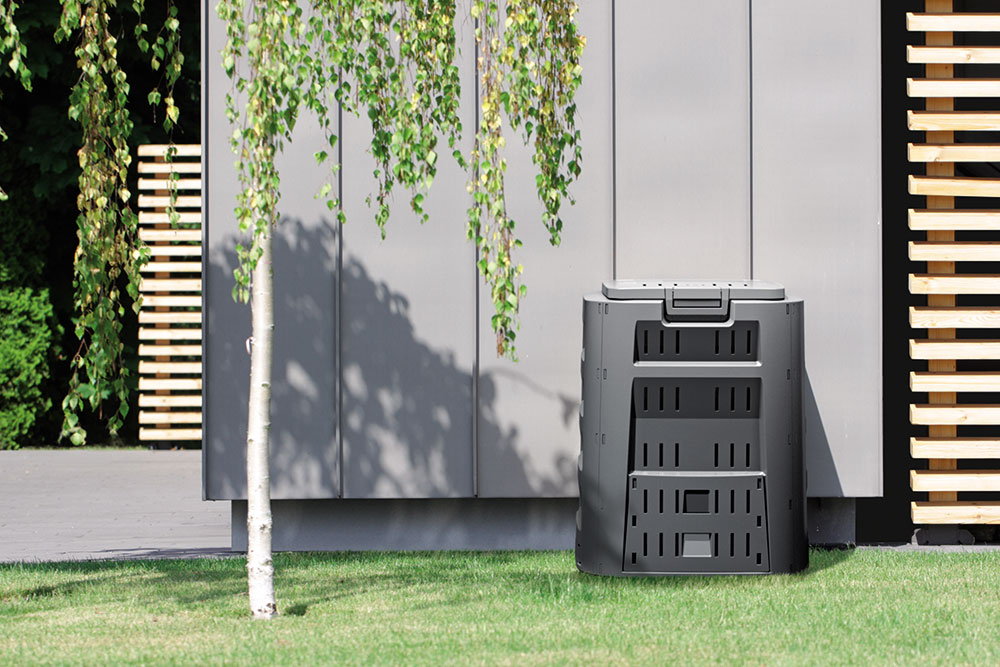 Kompostownik - COMPOGREEN 220 litrów czarny