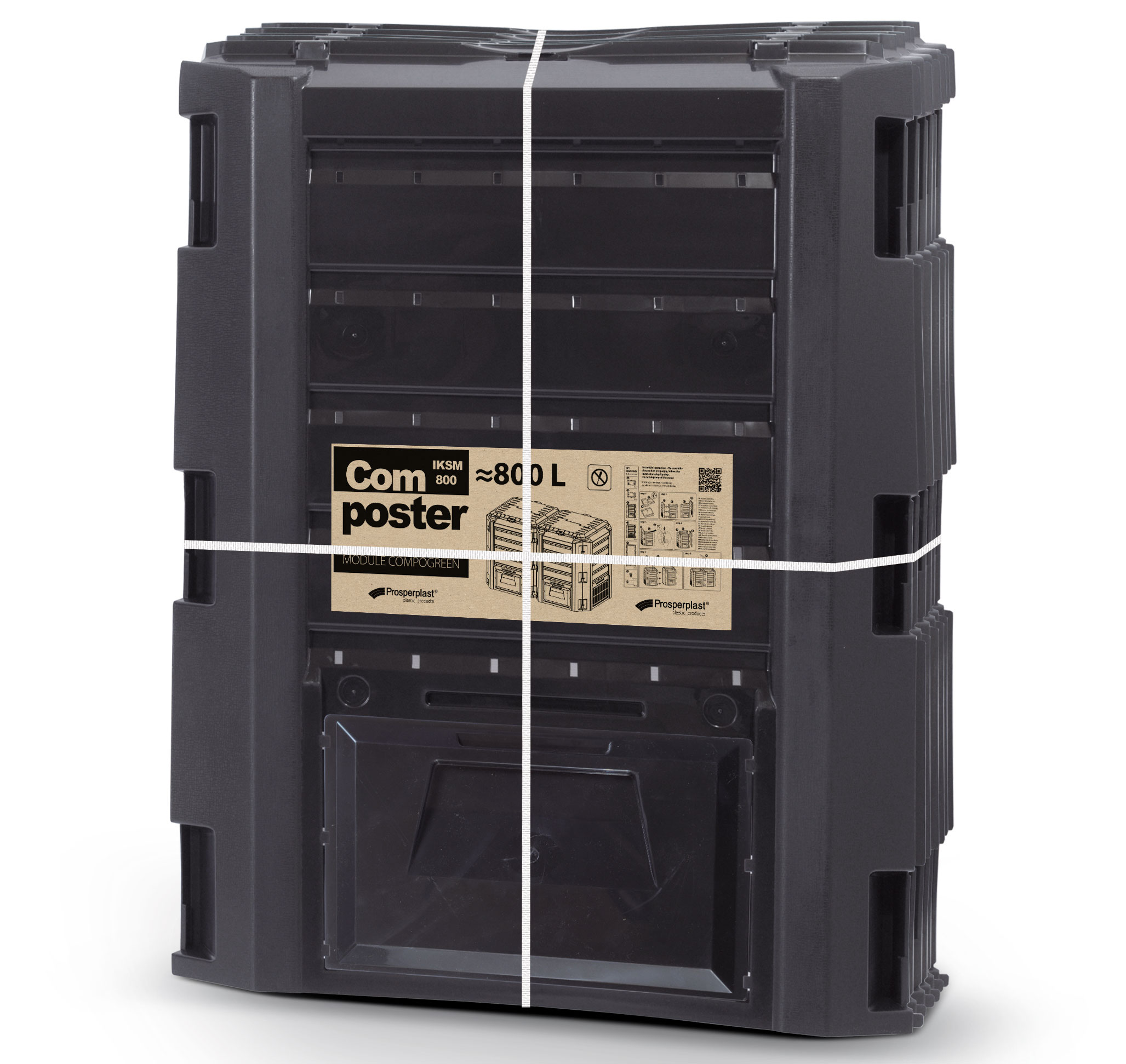 Kompostownik MODULE COMPOGREEN CZARNY 1200 litrów