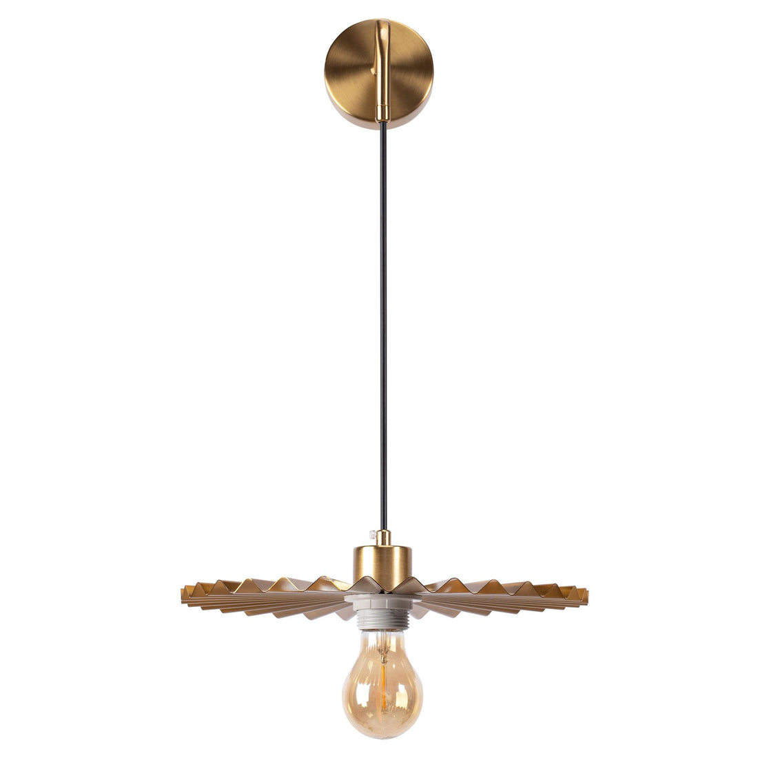 LAMPA ŚCIENNA KINKIET STARE ZŁOTO 30 CM (4)