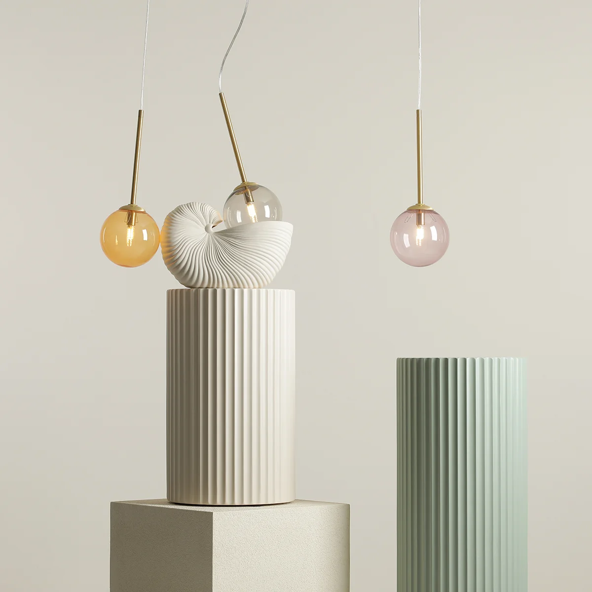 BOSSO 3 MULTICOLOUR 1119E_40 Efektowna lampa wisząca multikolor Aldex