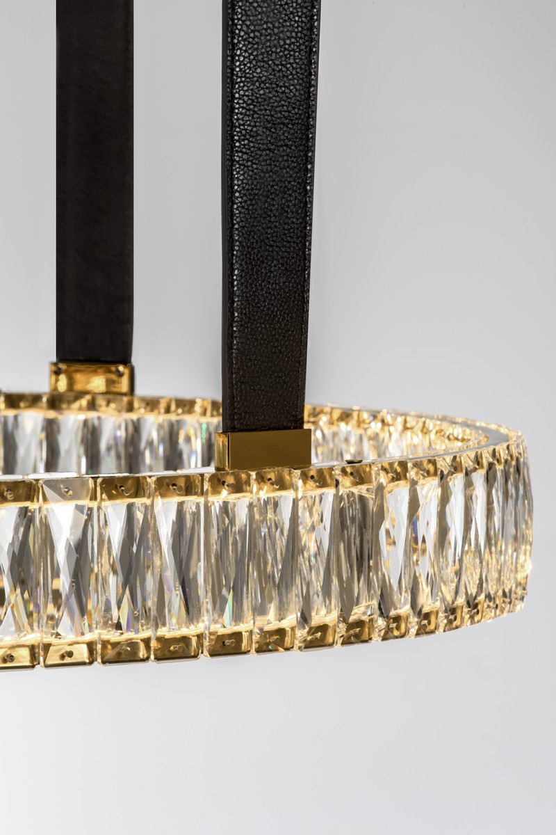 Lampa nowoczesna liniowa w stylu glamour ring okrągła ARUZAL LED 74W (3)