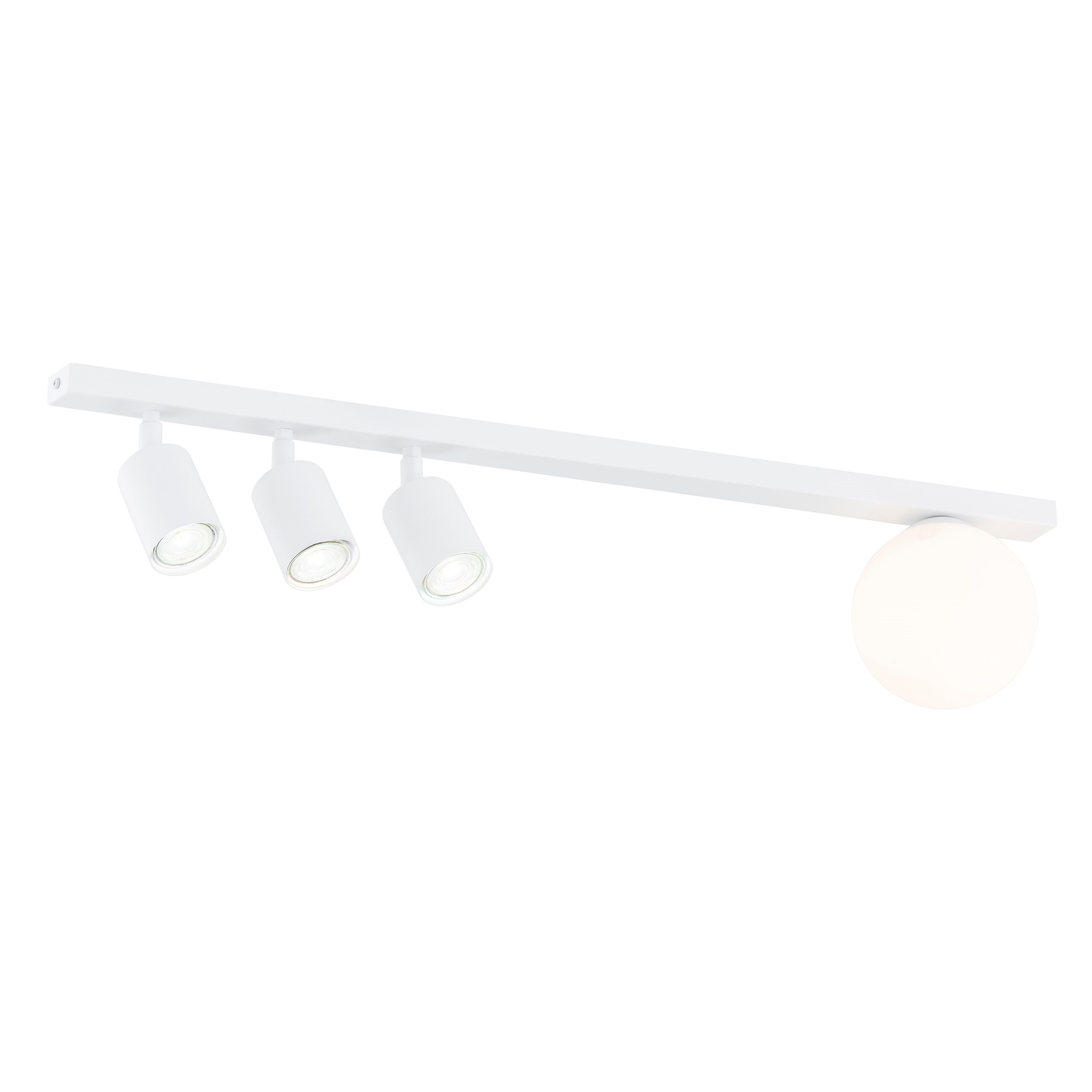  Lampa sufitowa listwa biała spot reflektor kula biała BASTER 4 WHITE 1315/4 (4)