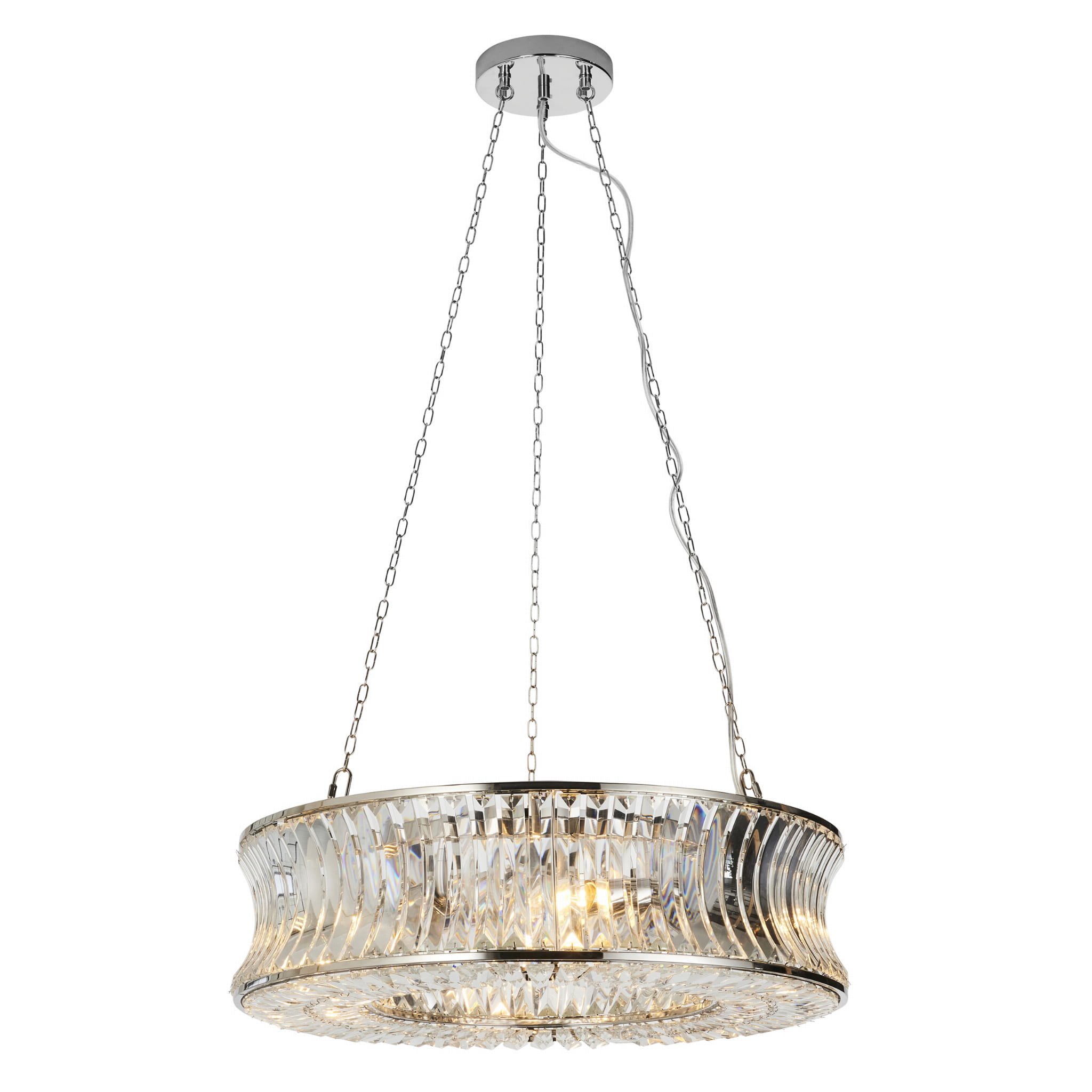Lampa wisząca żyrandol okrągły kryształy JASTRA Lighting nr.1 6x6W E14 (8)