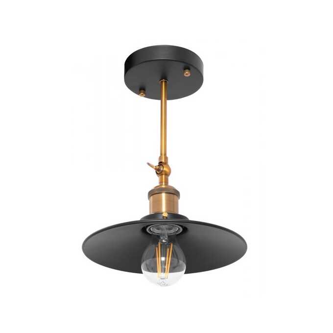 KINKIET lampa PORTO czarna w stylu LOFT 1xE27