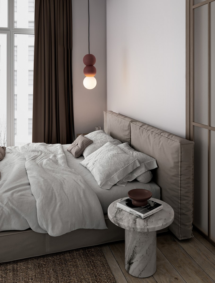 Lampa wisząca ZWIS OREZ bordowa/biała kula G9 5W LUCES EXCLUSIVAS (5)