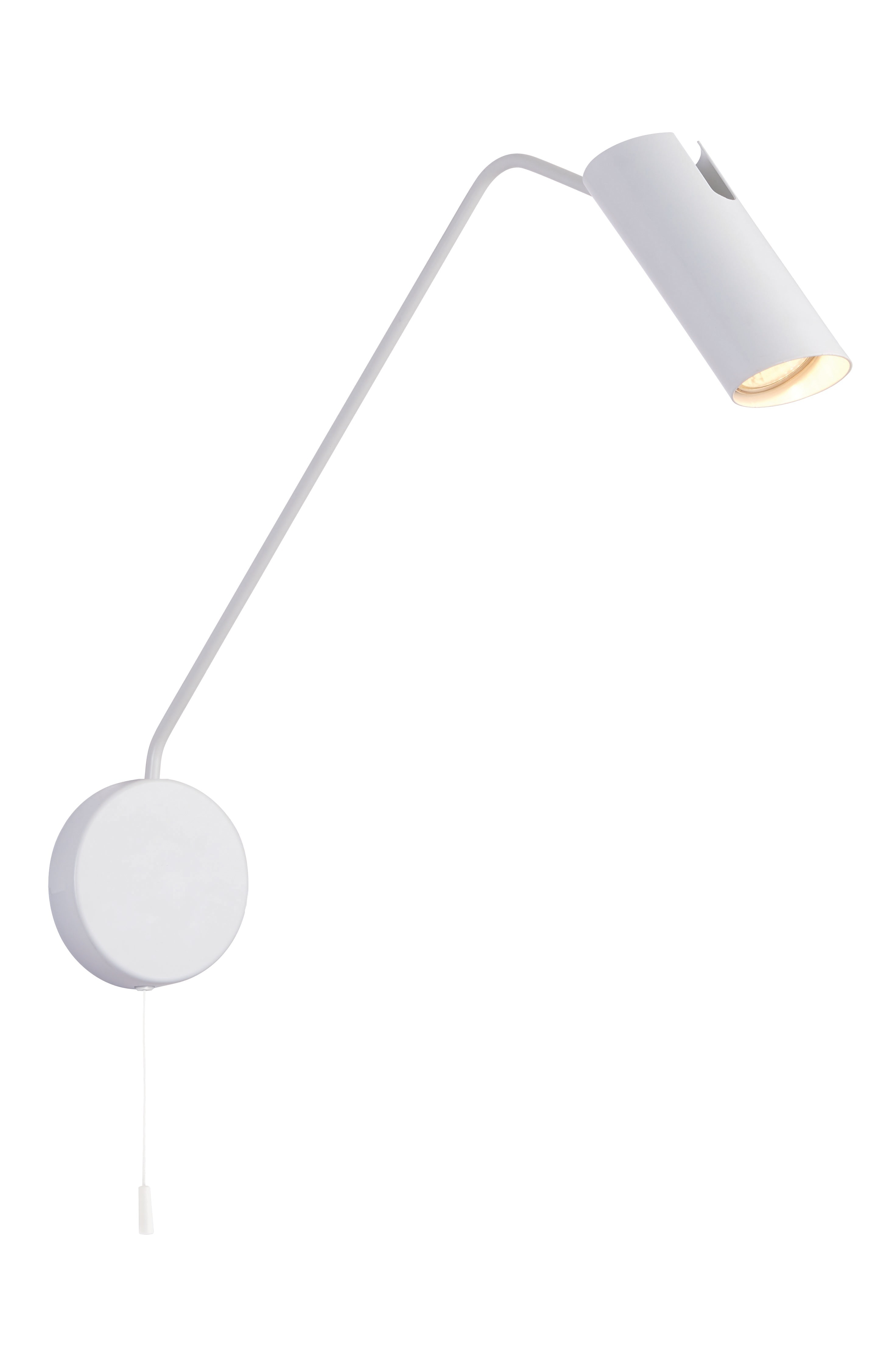 Kinkiet ścienny LAMPA Futuro 1 Light Prestige biały na wysięgniku oprawa tuba 1xGU 35W