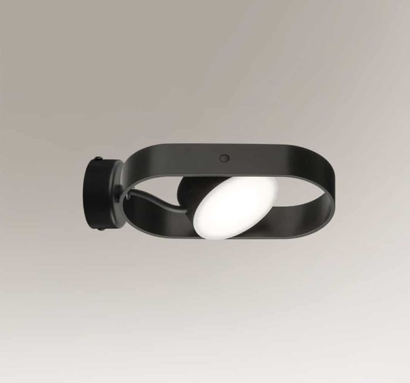 Kinkiet ścienny FUROKU czarny LED regulowany 4,5WKinkiet ścienny FUROKU czarny LED regulowany 4,5W