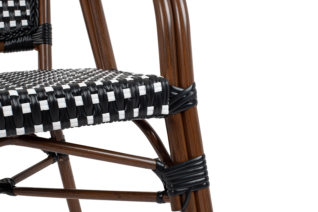 Krzesło CAFE PARIS brązowe rattan KH1501100174