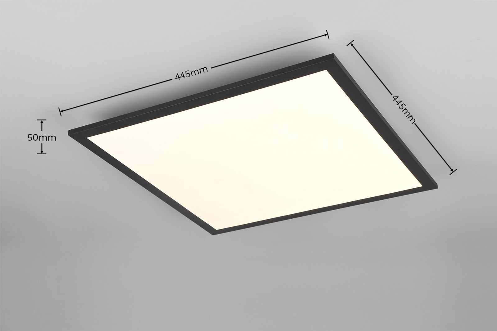 Lampa sufitowa plafon czarny RGB BETA R67664532 LED 18W  (7)
