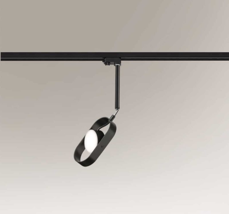 Lampa wisząca FUROKU czarna średnia reflektor do szyny regulowany LED 4.5W IP 20 ZWIS