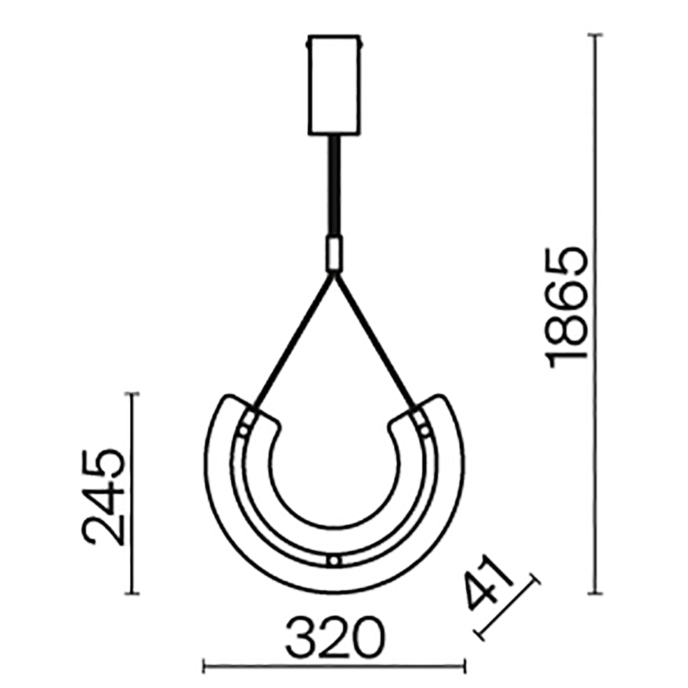 Niemiecka lampa wisząca złota zwis Maya P091PL-L18G3K Maytoni (8)