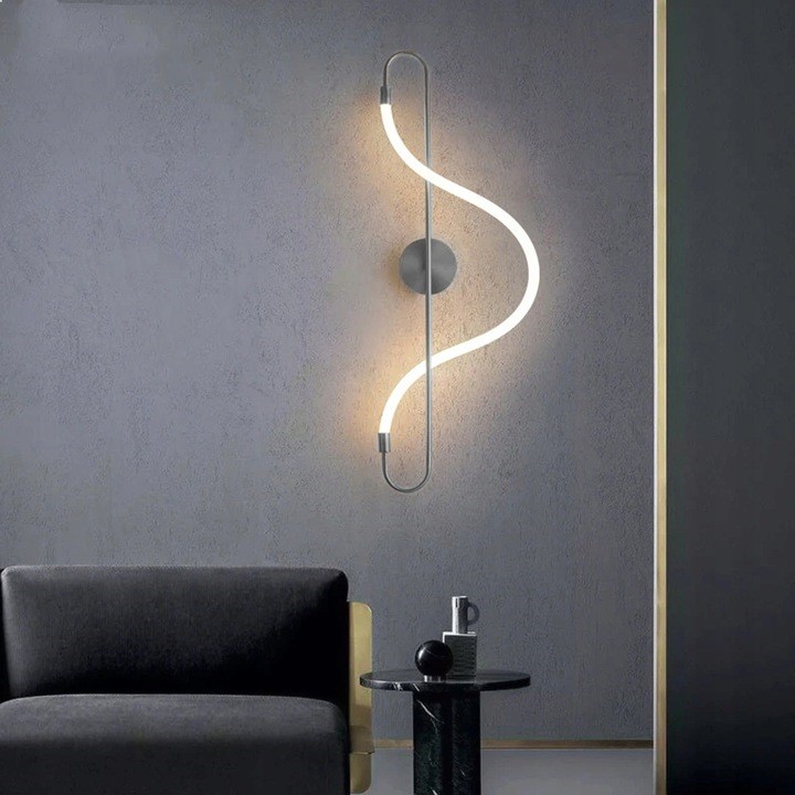 KINKIET ścienny chrom linia długi LED 24W 78cm (3)