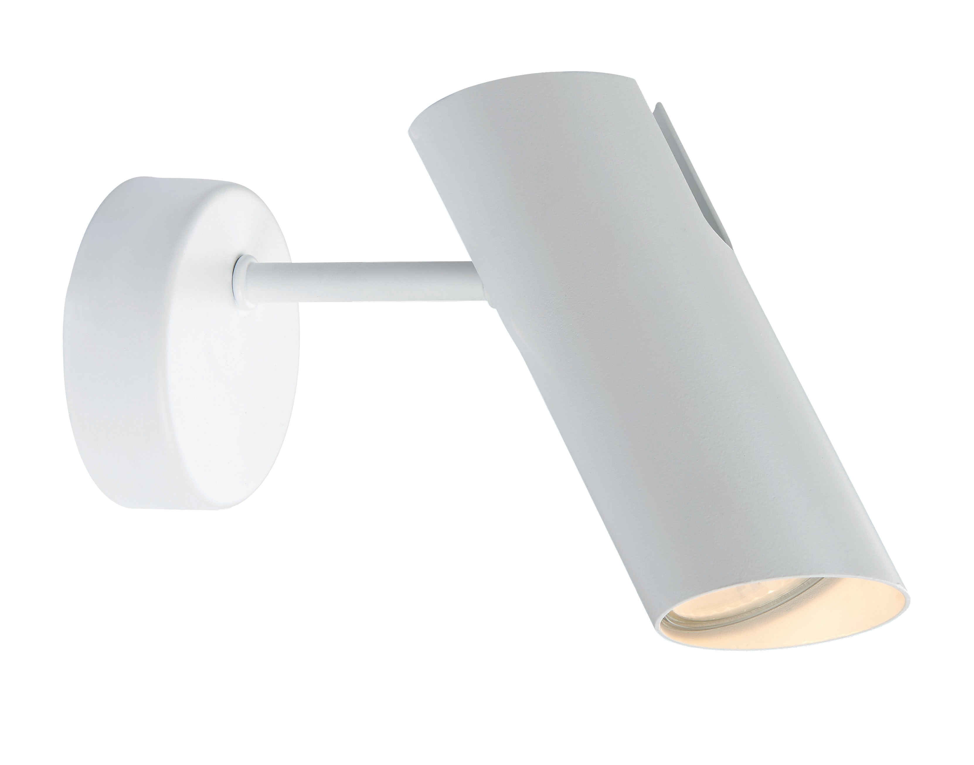 Kinkiet ścienny LAMPA Futuro Light Prestige biały na wysięgniku oprawa tuba 1xGU 35W