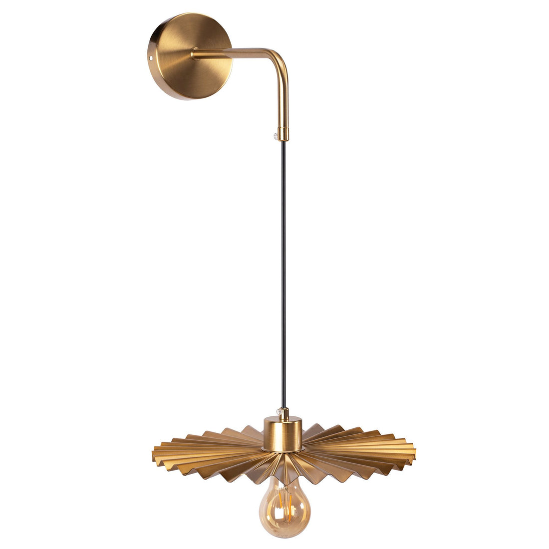 LAMPA ŚCIENNA KINKIET STARE ZŁOTO 30 CM (5)