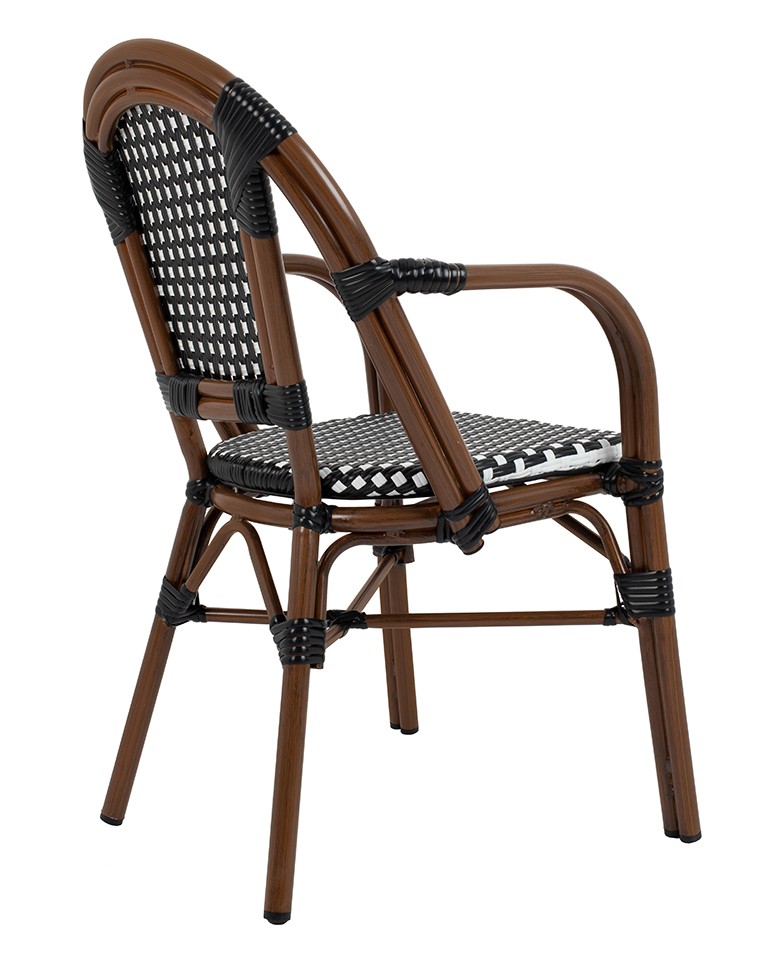 Krzesło CAFE PARIS brązowe rattan KH1501100174