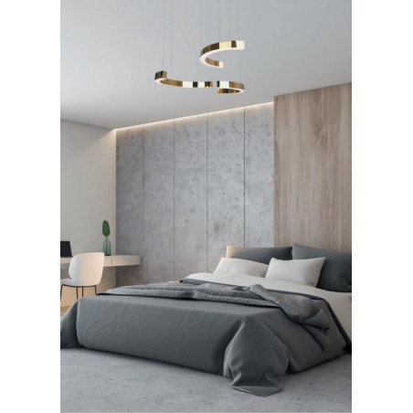 Lotus lampa wisząca złota P0394D MaxLight (4)