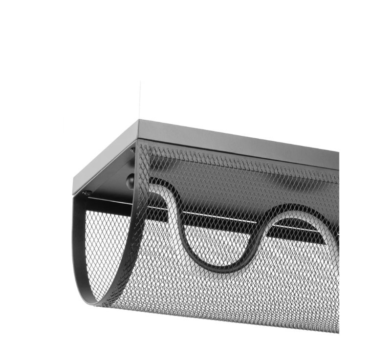 Lampa wisząca sufitowa nad stół OTTAMI podłużna czarna LED (5)