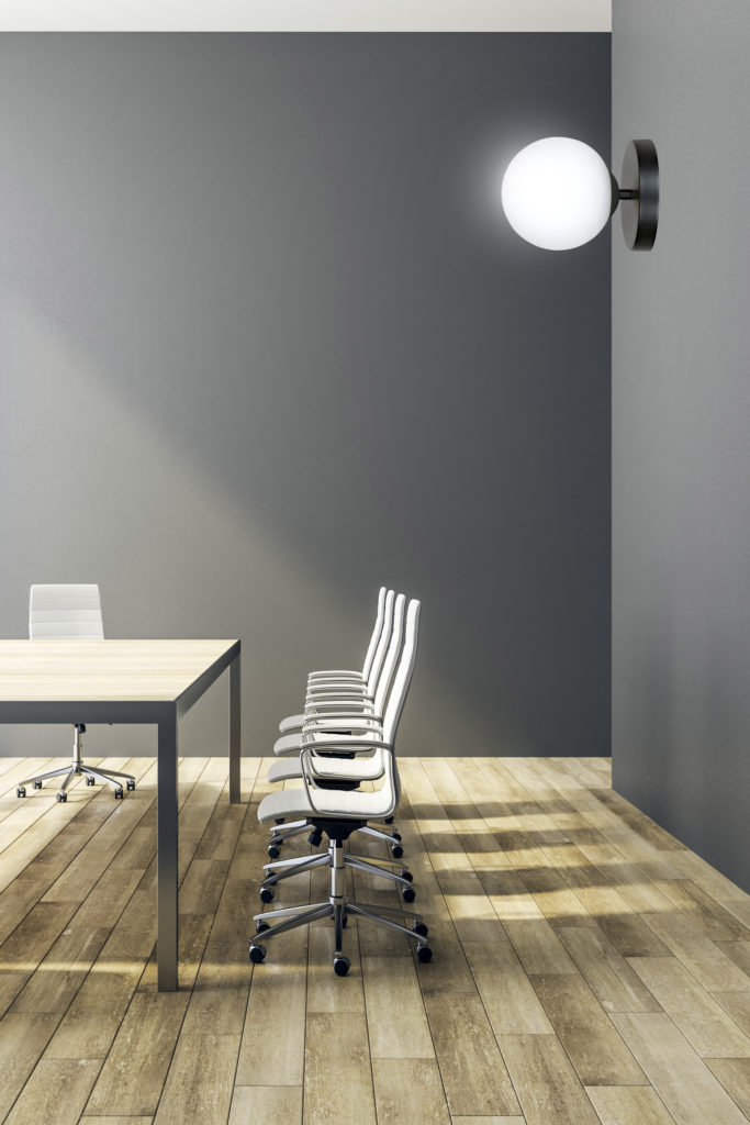 BIOR BIOR K1 BLACK EMIBIG KINKIET ŚCIENNY CZARNY OKRĄGŁY DUŻY KLOSZ DESIGN