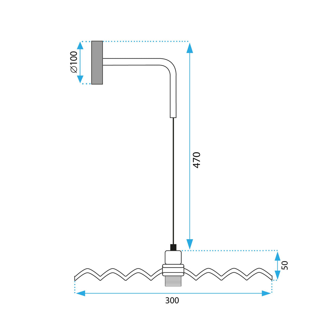 LAMPA ŚCIENNA KINKIET STARE ZŁOTO 30 CM (7)