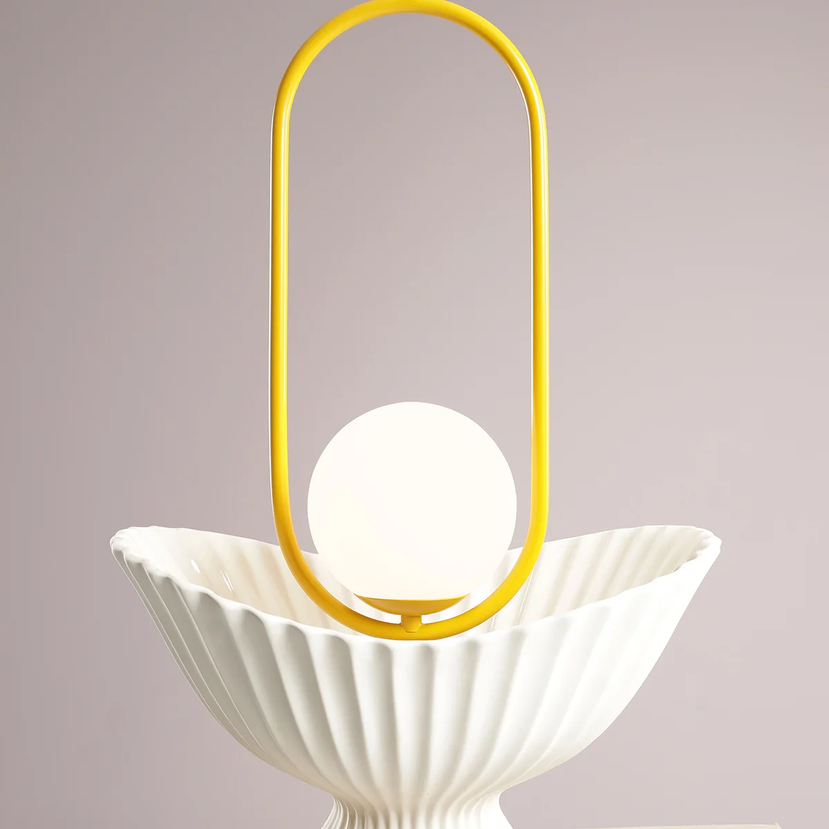 Riva lampa wisząca 1-punktowa żółta 1086G14 Aldex (4)