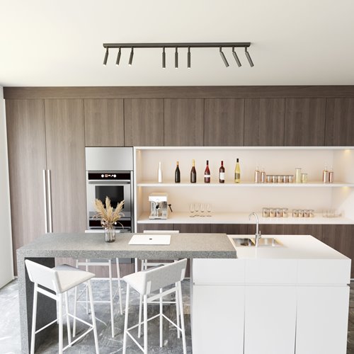 Lampa listwa czarna reflektory SPOT IVI 9 BLACK 1351/9 Emibig (3)