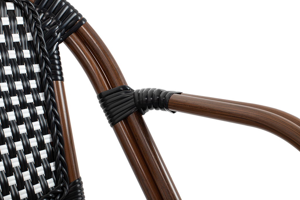 Krzesło CAFE PARIS brązowe rattan KH1501100174